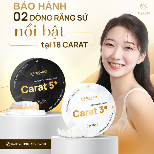 Cam kết bảo hành uy tín từ 18 Carat Việt Nam 